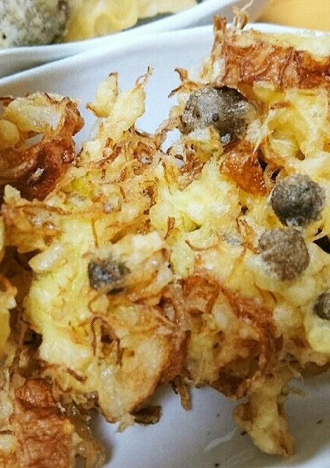 むかごとキャベツ、ちくわのかき揚げ-レシピのメイン写真