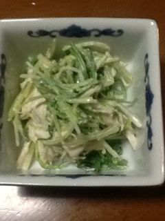 鶏ささみと水菜の☆柚子こしょう和え-レシピのメイン写真