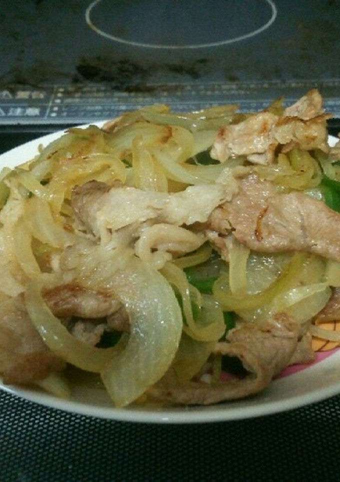 豚肉玉ねぎピーマンの青椒肉絲風(？)炒め-レシピのメイン写真