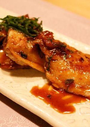 鯵の梅しそだれ焼き-レシピのメイン写真
