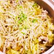 豚キャベもやしのニンニクバター鍋