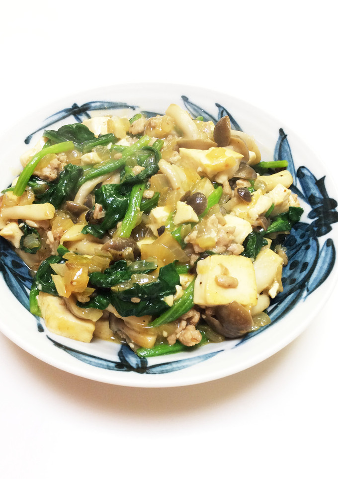簡単中華風豆腐とお野菜の炒め物-レシピのメイン写真