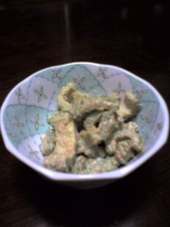 ゴーヤのごま味噌和え-レシピのメイン写真