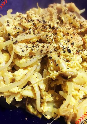 糖質制限に最適！もやしのカレーチャンプル-レシピのメイン写真
