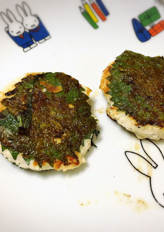 簡単！シソはさみハンバーグ-レシピのメイン写真