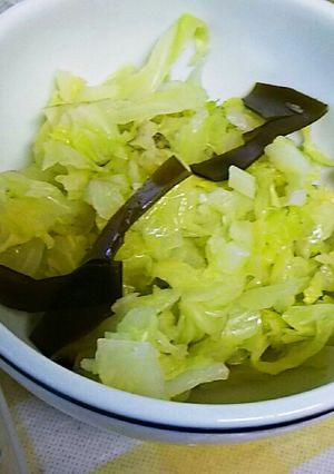 キャベツの昆布蒸し-レシピのメイン写真