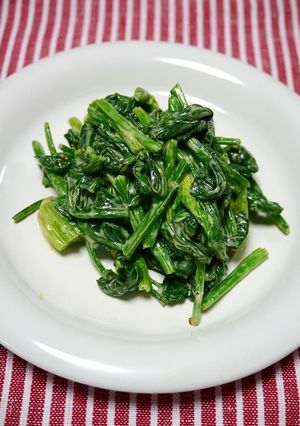 簡単！ほうれん草のカレーマヨ和え-レシピのメイン写真
