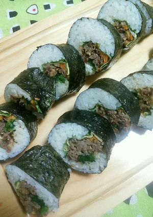 恵方巻きにも!韓国風のり巻き『キンパ』-レシピのメイン写真