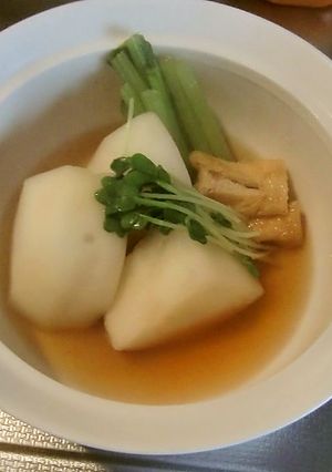 かぶとカイワレ大根の、あっさり煮-レシピのメイン写真