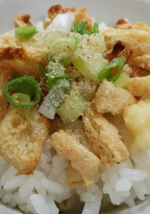 カリカリお揚げ☆のっけ丼（混ぜご飯）-レシピのメイン写真