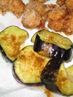 なすの素揚げ カレー風味-レシピのメイン写真