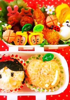 キャラ弁簡単おにぎりディズニーツムツム-レシピのメイン写真