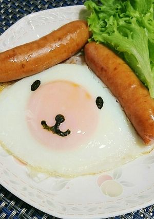 簡単・便利のデコ目玉焼き-レシピのメイン写真