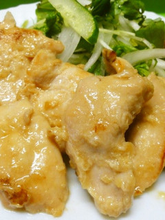 *鶏胸肉の納豆のタレで柔らか生姜焼き*-レシピのメイン写真