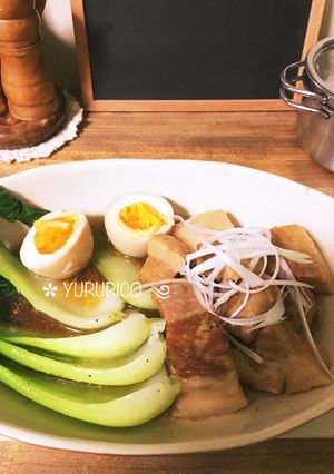 圧力鍋でずぼら大量＊トンポーロー＊豚角煮-レシピのメイン写真
