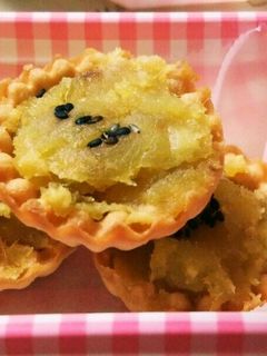 【さつまいも】焼き芋でタルト-レシピのメイン写真