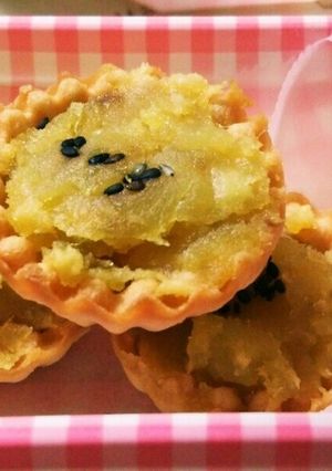 【さつまいも】焼き芋でタルト-レシピのメイン写真