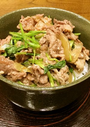 甘酒牛丼-レシピのメイン写真