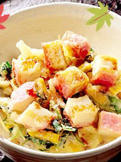 野菜もいっぱい大満足!かまぼこかき揚げ丼-レシピのメイン写真