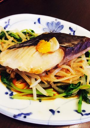 さっぱり魚の蒸し煮 サワラ他-レシピのメイン写真