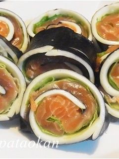 サーモンとチーズの海苔巻き-レシピのメイン写真