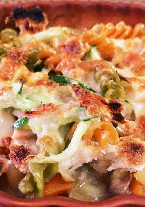 マカロニサラダ&肉じゃがでグラタン!-レシピのメイン写真