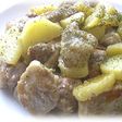 鶏モモ肉とジャガイモのガーリック炒め