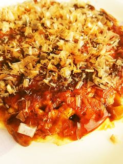 納豆でふわふわ☆白菜のお好み焼き-レシピのメイン写真
