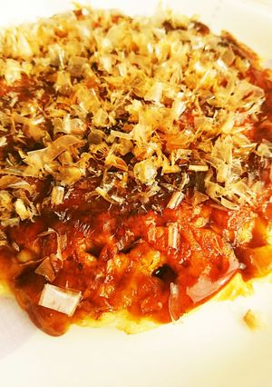 納豆でふわふわ☆白菜のお好み焼き-レシピのメイン写真