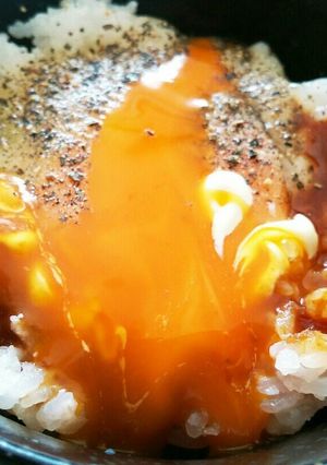 卵かけご飯焼き肉のタレ味❤アレンジ朝食も-レシピのメイン写真