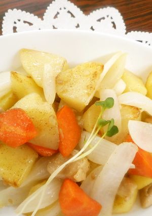 めっけもん♪じゃが芋の豆板醤炒め-レシピのメイン写真