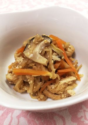 [常備菜]生姜が決め手！切干し大根の煮物-レシピのメイン写真