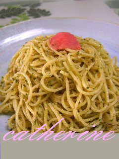 バジリコ明太マヨのスパゲッティー♪-レシピのメイン写真