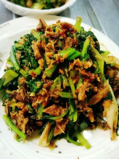 お魚と大根葉の味噌炒め-レシピのメイン写真