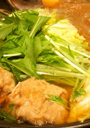 レンコン入りジャンボ鶏だんご鍋-レシピのメイン写真