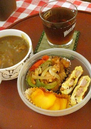 今日の弁当。ミートボールカレー-レシピのメイン写真