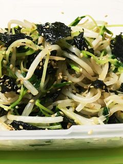簡単作りおき もやしと豆苗のナムル-レシピのメイン写真