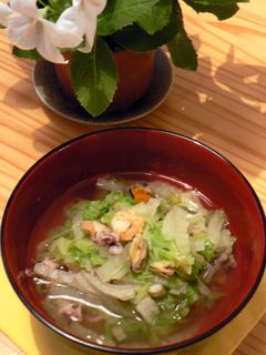白菜とアサリのおいしい関係-レシピのメイン写真
