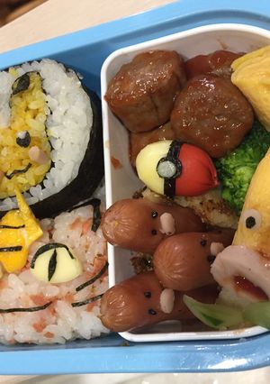 キャラ弁 ポケモン ウツドン-レシピのメイン写真