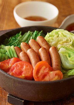シャウエッセンのシャキッとサラダ鍋-レシピのメイン写真