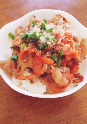 簡単速成✨根菜丼-レシピのメイン写真