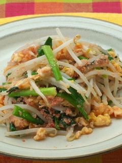 もやしと万能ねぎの明太炒め-レシピのメイン写真