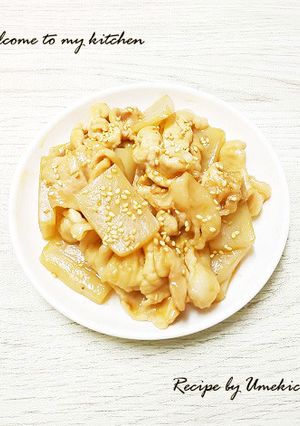 ご飯がススム☆ガリバタ豚こま＆コンニャク-レシピのメイン写真