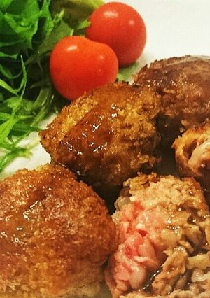 牛薄切り肉でロール牛かつ-レシピのメイン写真