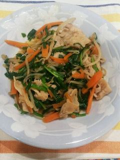 豚ニラと野菜ピリ辛炒め-レシピのメイン写真