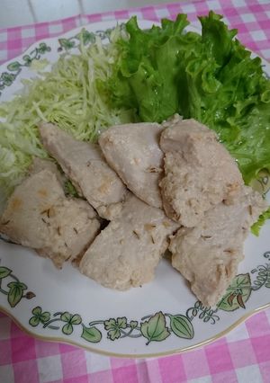簡単。夕食！鶏むね肉酒粕味噌浸け炒め-レシピのメイン写真