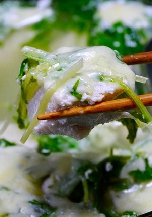 糖質制限！美肌コラーゲン鍋(水菜)-レシピのメイン写真