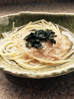 大根おろしとツナ和風スープパスタ♪ランチ-レシピのメイン写真
