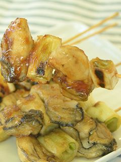 牡蠣とネギの甘辛串焼き-レシピのメイン写真