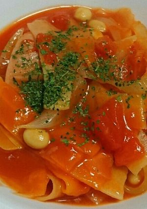 トマト鍋-レシピのメイン写真
